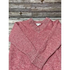 Athleta Sweater Wool Cashmere Pink/Red‎ Size Small